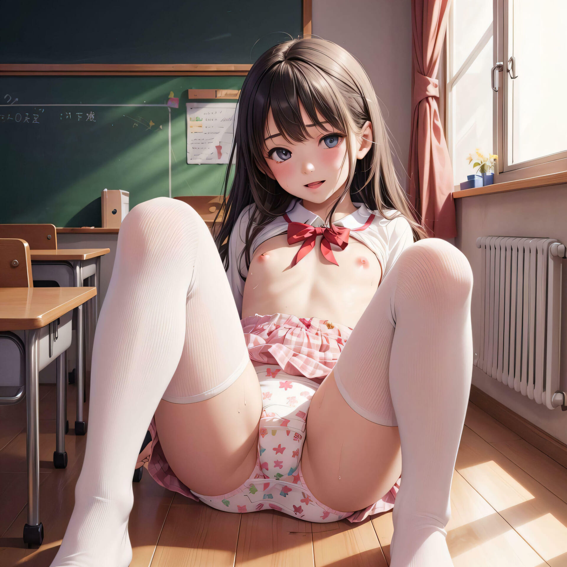 学校ではパンツチェックするって知ってた？2