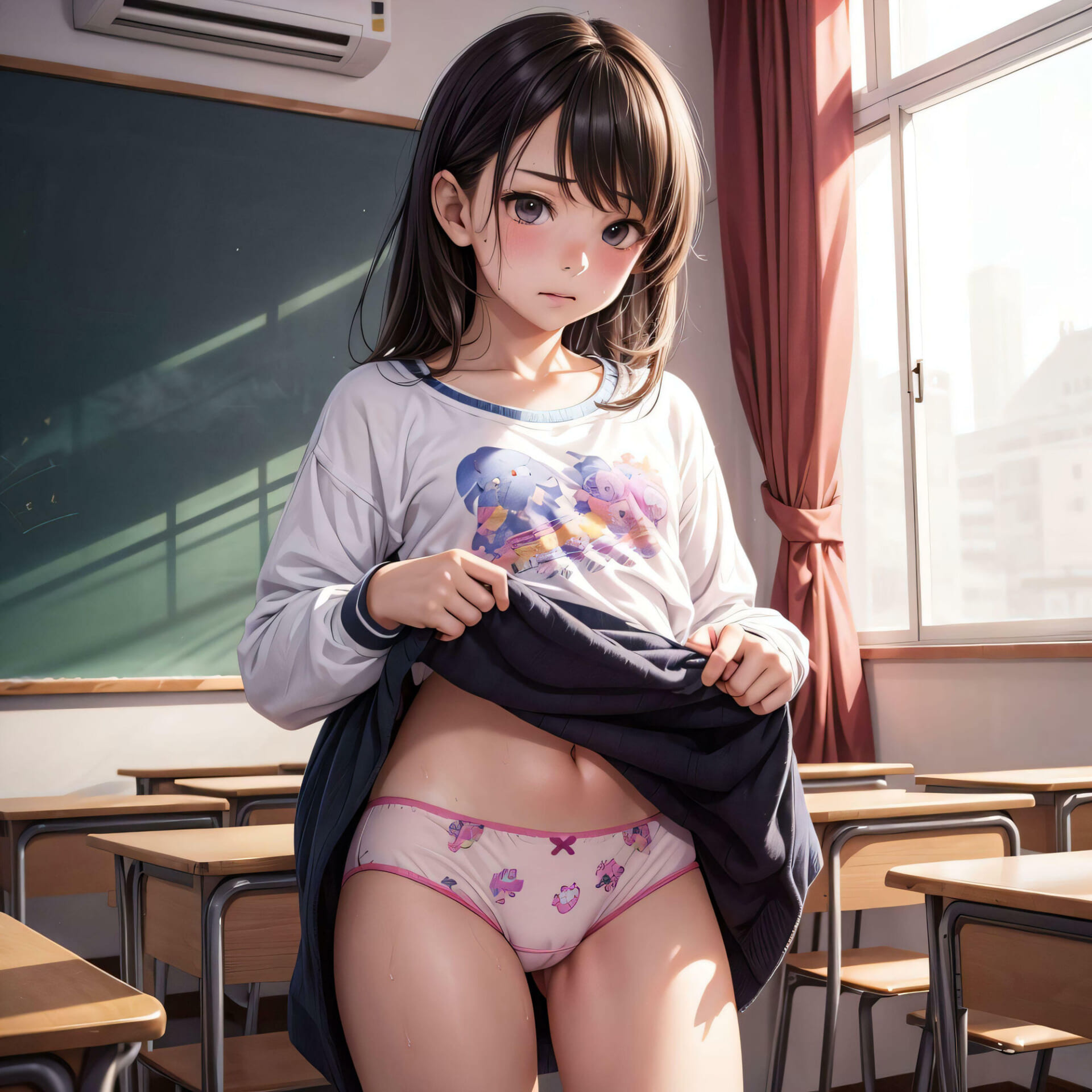 学校ではパンツチェックするって知ってた？6