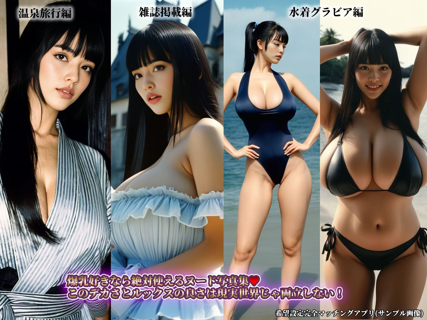 希望設定完全マッチングアプリ Wカップグラビア女優マッチ編7