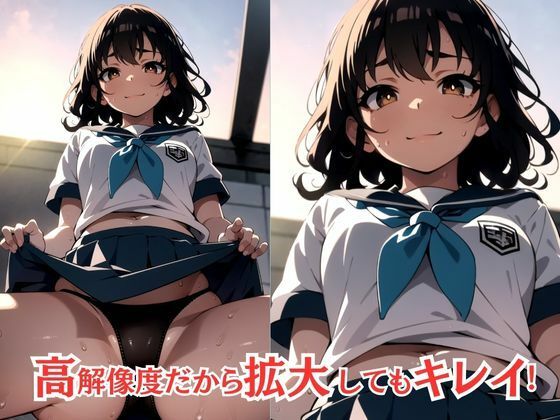 【美麗CG244枚】パンティモロ見せの学園に入学してみた1