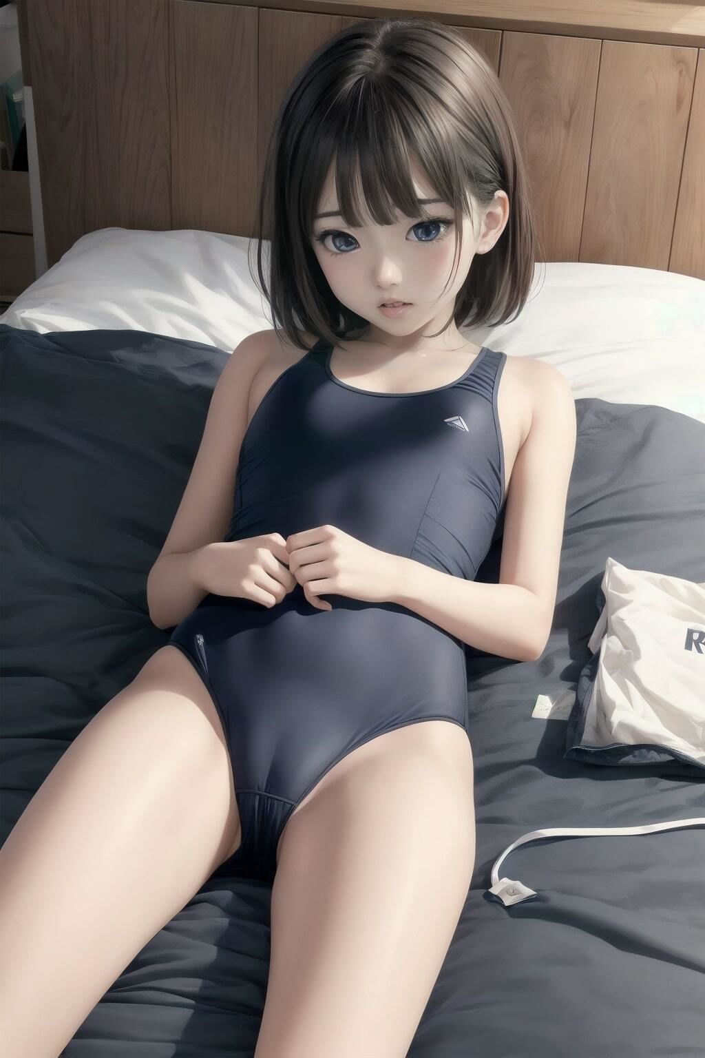 つるぺた少女のスク水から浮き出るぷにまん見たくない？2