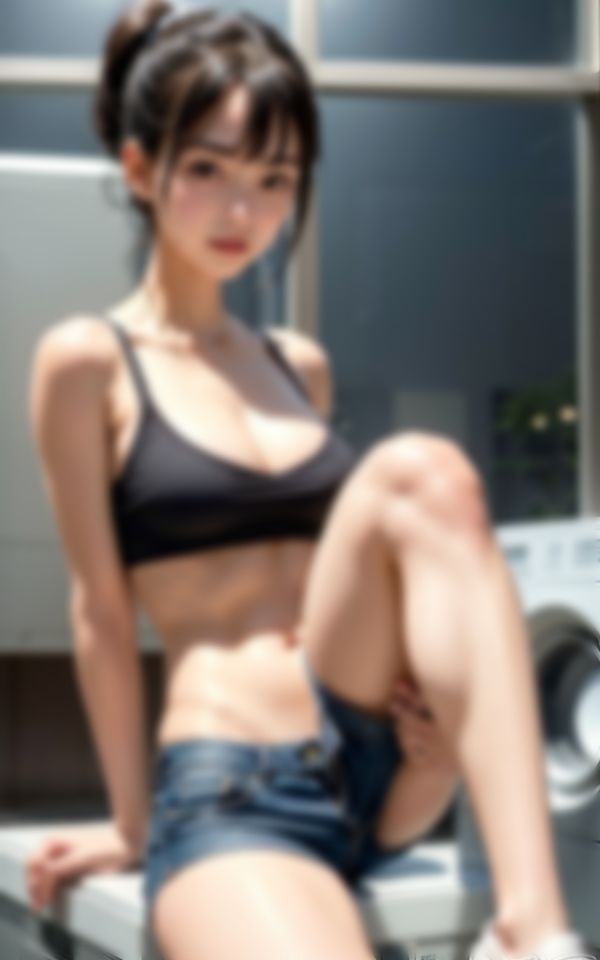 コインランドリーで僕を誘惑してくるとってもエッチなお姉さん5