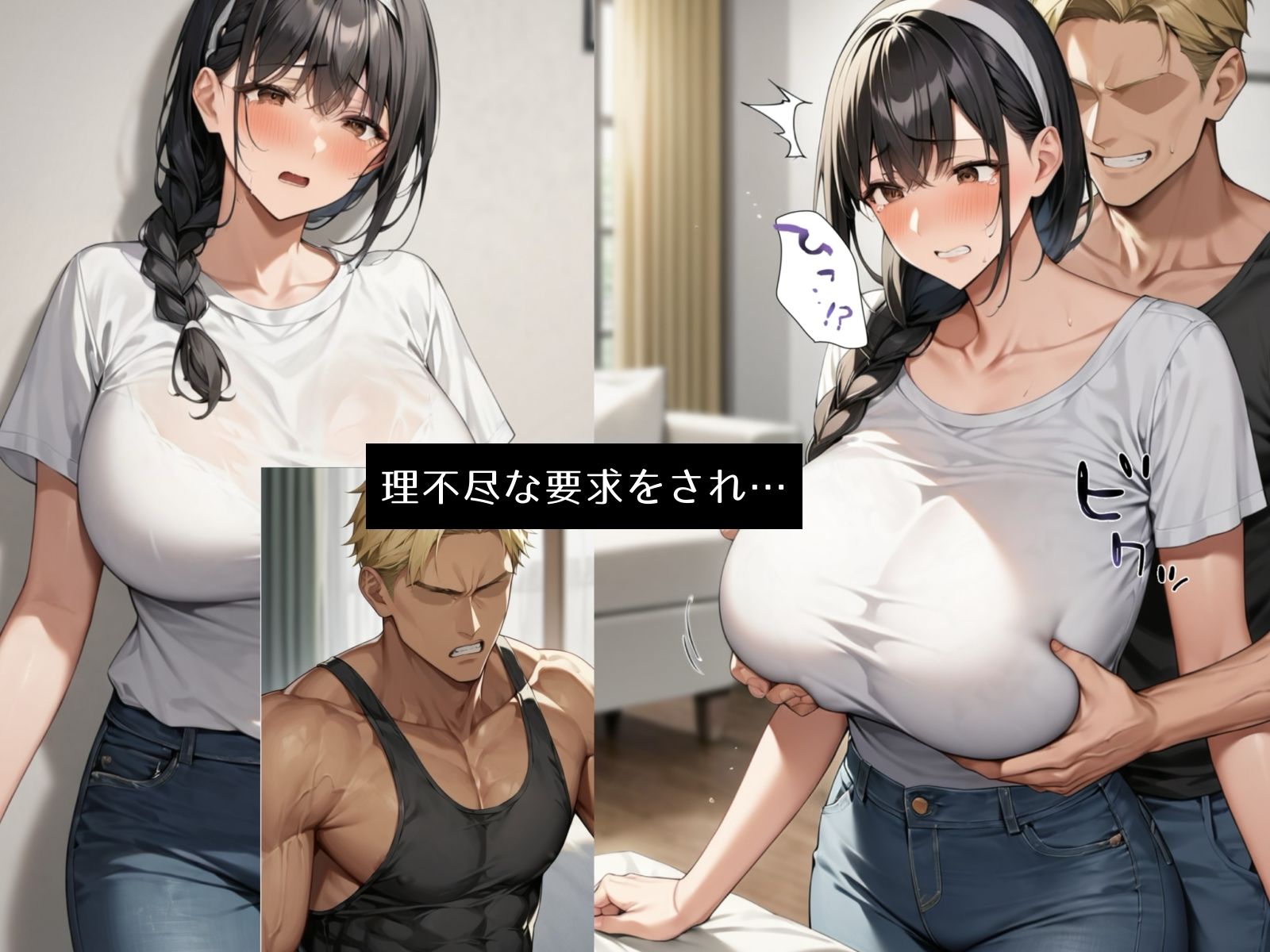 チンピラに種付けプレスで堕とされた爆乳妻2