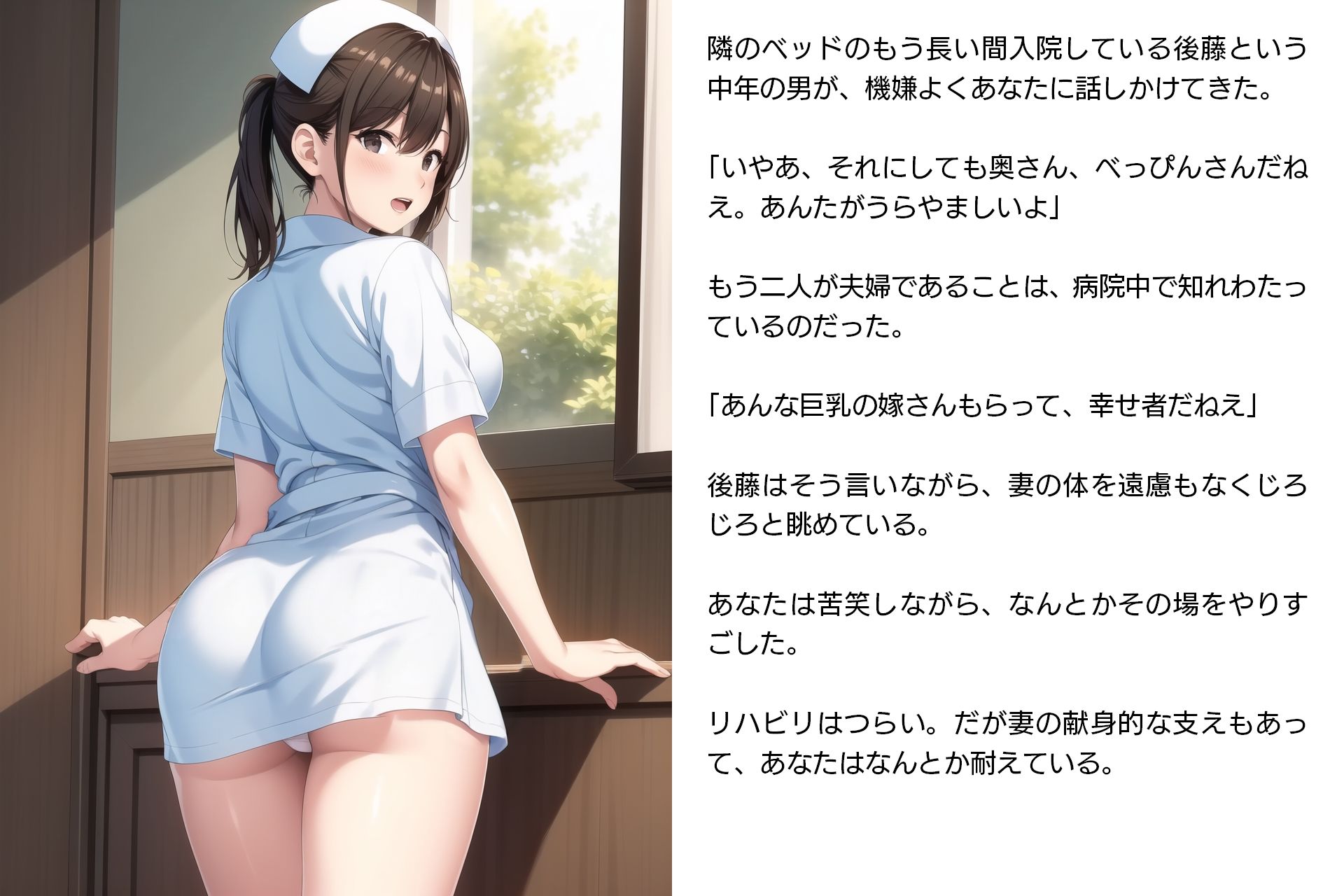 ネトラレ看護師妻・美保〜妻は病院のアイドルだった（性的な意味で）（CGノベル/NTR）5