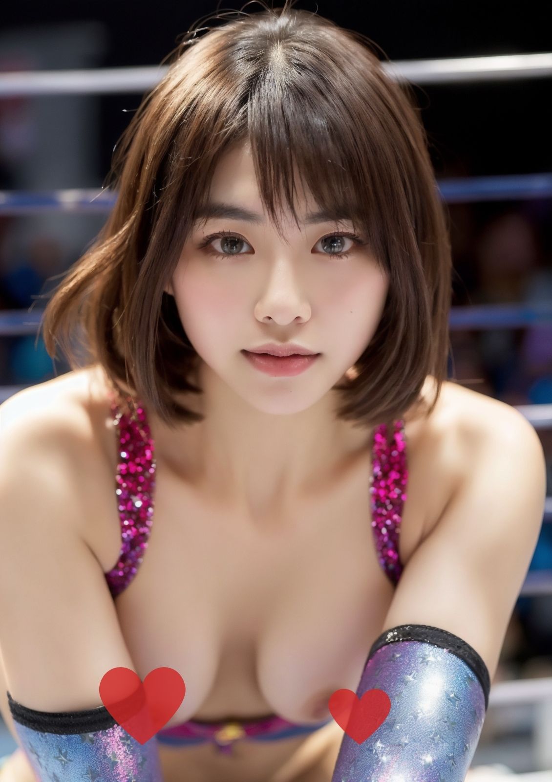 初脱ぎ女子プロレスラー2